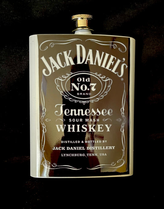 Jack Daniels stainless steel hip flask